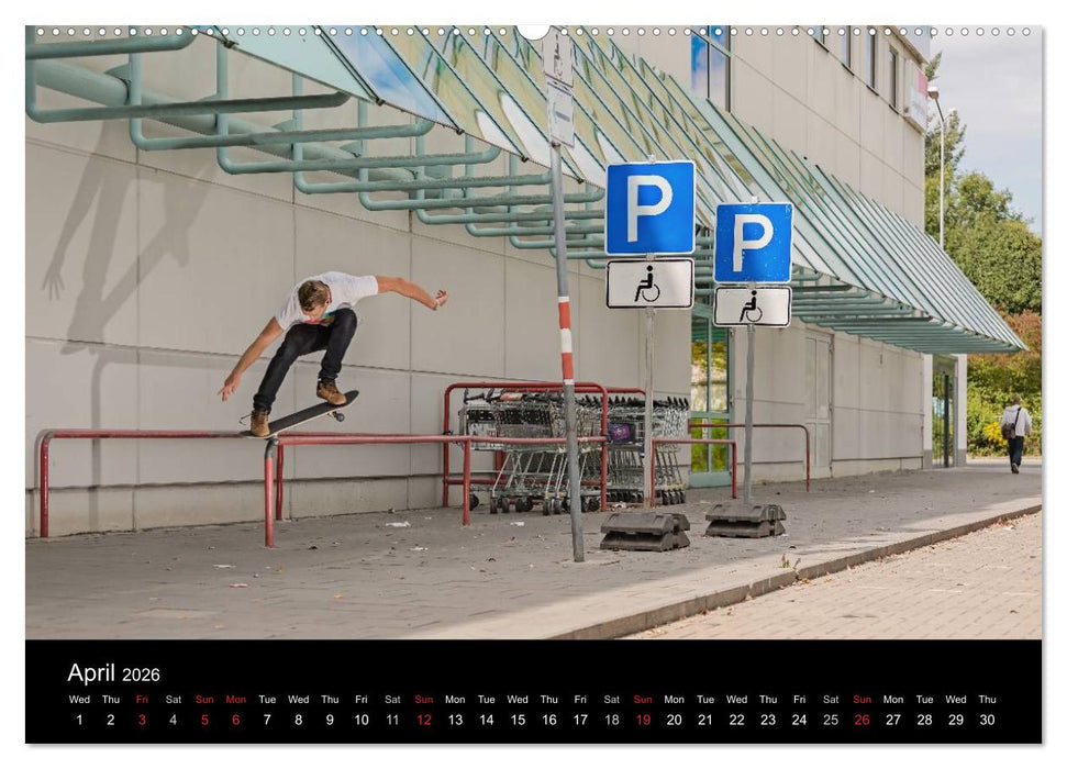 Skateboard - Street only (CALVENDO Premium-Calendar 2026)
