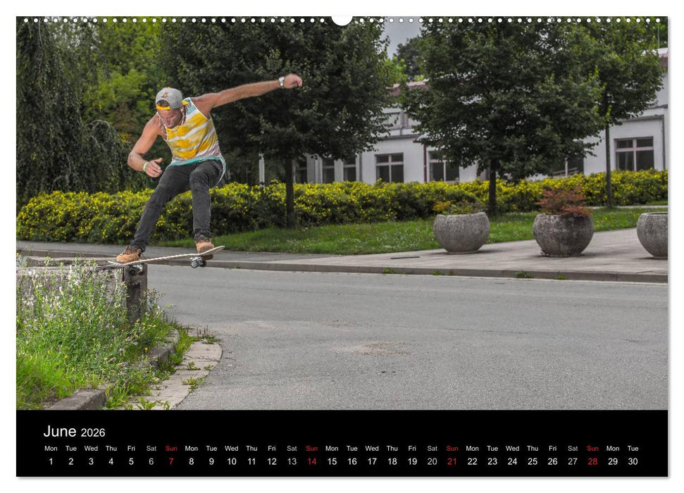 Skateboard - Street only (CALVENDO Premium-Calendar 2026)