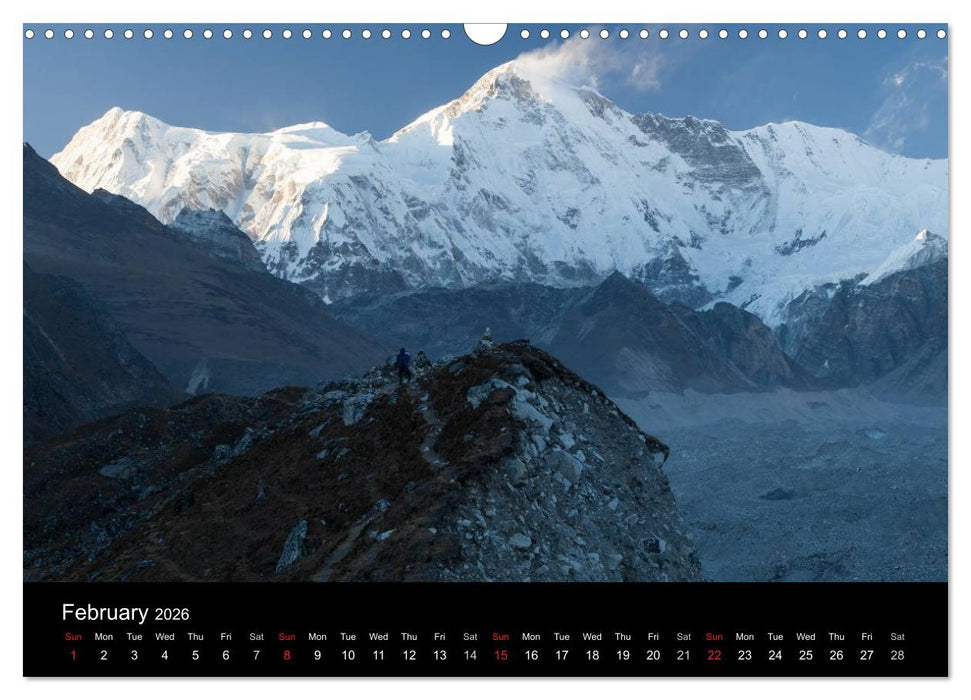 Mount Everest Trek (CALVENDO Monthly Calendar 2026)
