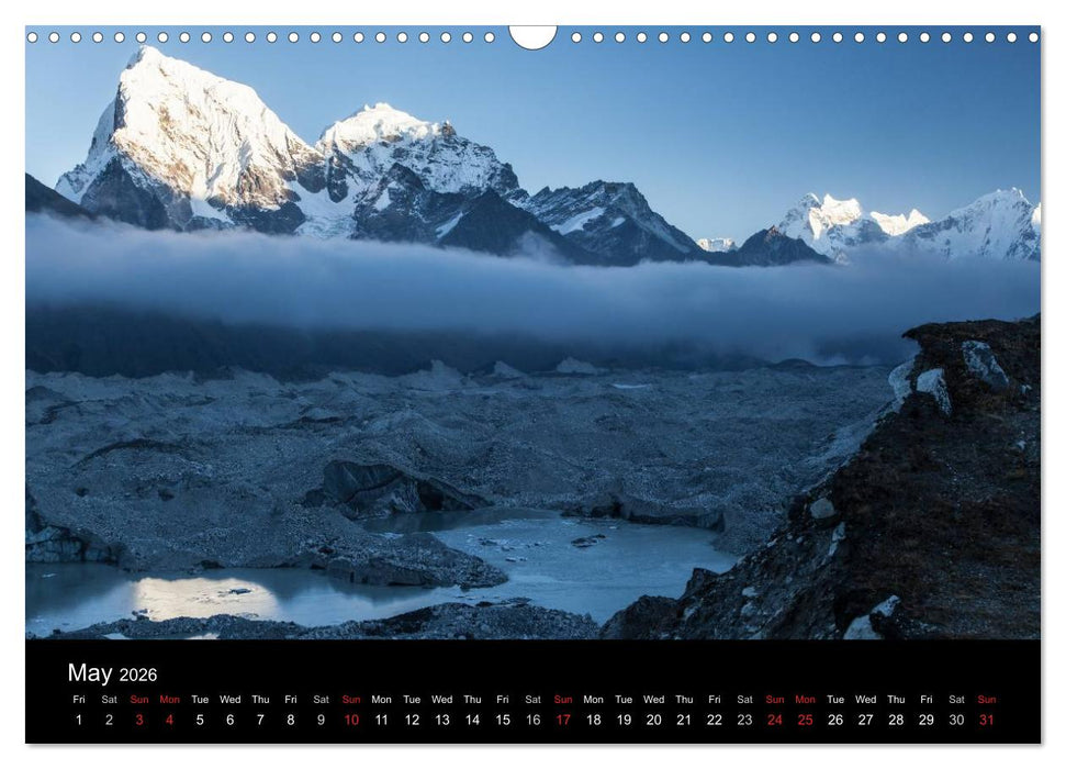 Mount Everest Trek (CALVENDO Monthly Calendar 2026)