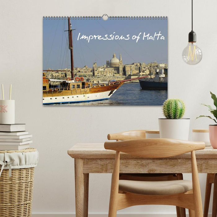 Impressions of Malta (CALVENDO Monthly Calendar 2026)