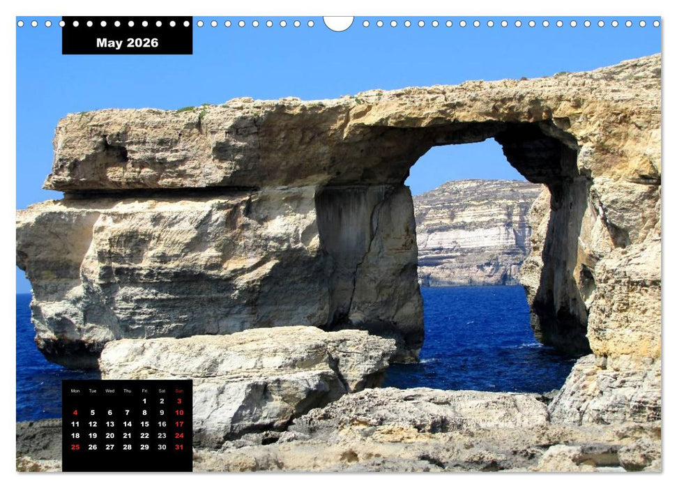 Impressions of Malta (CALVENDO Monthly Calendar 2026)