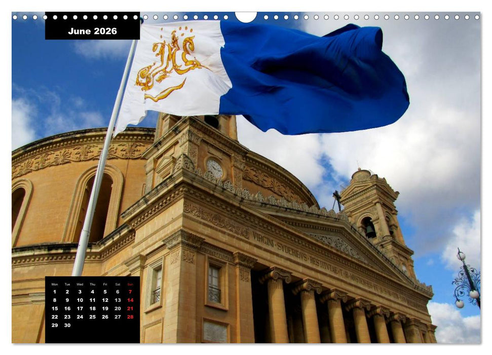 Impressions of Malta (CALVENDO Monthly Calendar 2026)