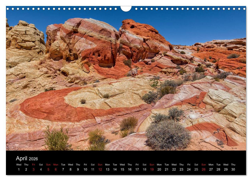 USA Nature Deluxe (CALVENDO Monthly Calendar 2026)