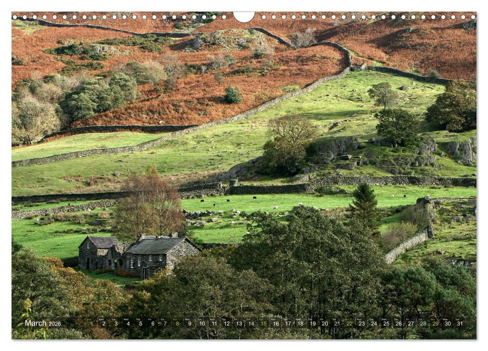 Wild Beauty of Cumbria (CALVENDO Monthly Calendar 2026)