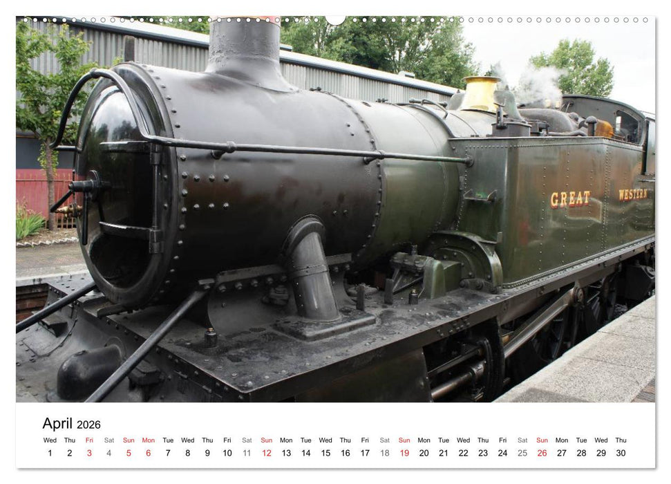 Englands Nostalgic Trains (CALVENDO Premium-Calendar 2026)