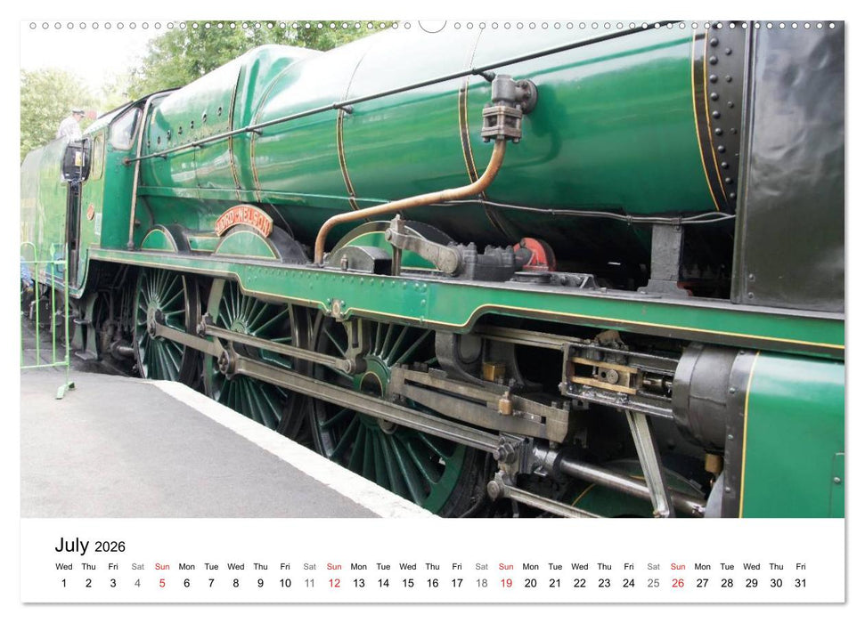Englands Nostalgic Trains (CALVENDO Premium-Calendar 2026)
