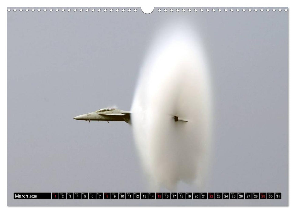 U.S. Aircraft - Fighting Jets (CALVENDO Monthly Calendar 2026)