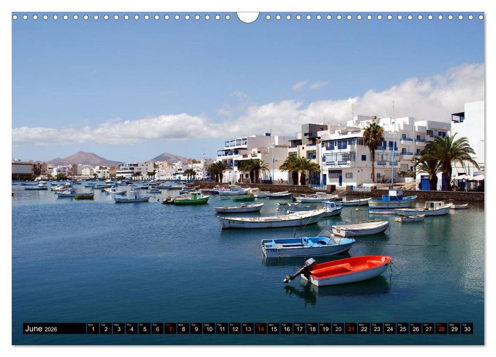 Lanzarote - Canary Islands (CALVENDO Monthly Calendar 2026)