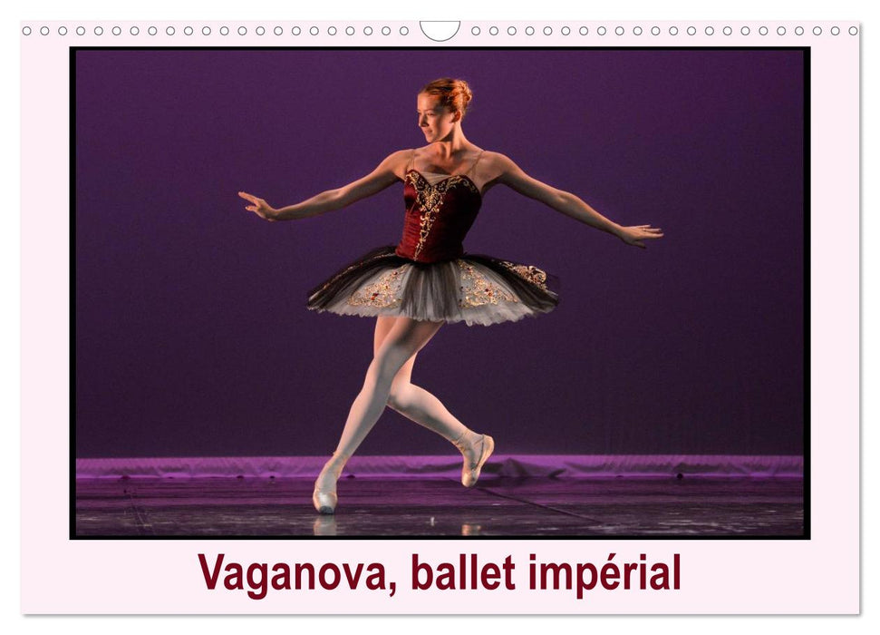 Vaganova, ballet impérial (CALVENDO Calendrier mensuel 2026)