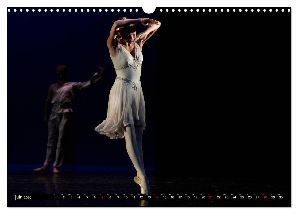 Vaganova, ballet impérial (CALVENDO Calendrier mensuel 2026)