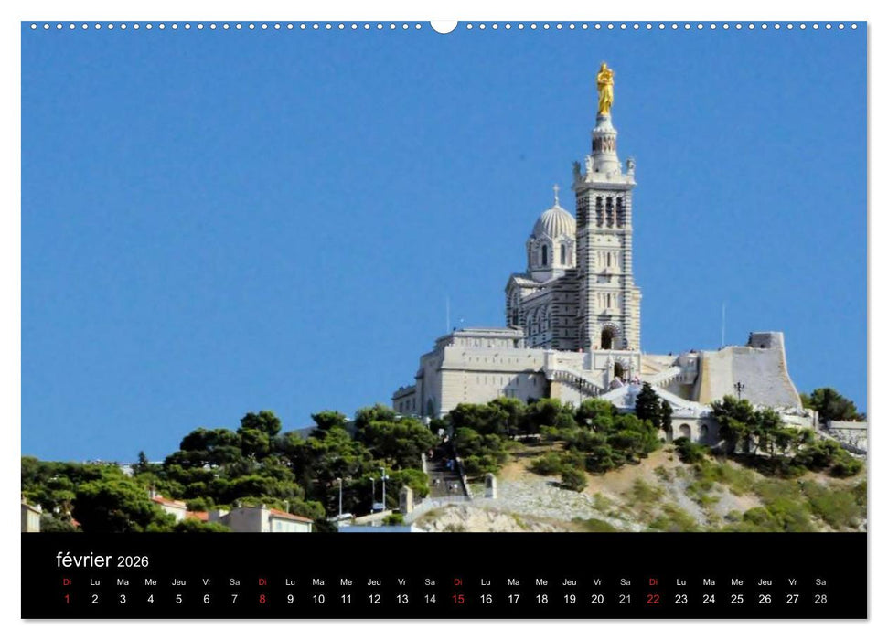 MARSEILLE (CALVENDO Calendrier supérieur 2026)