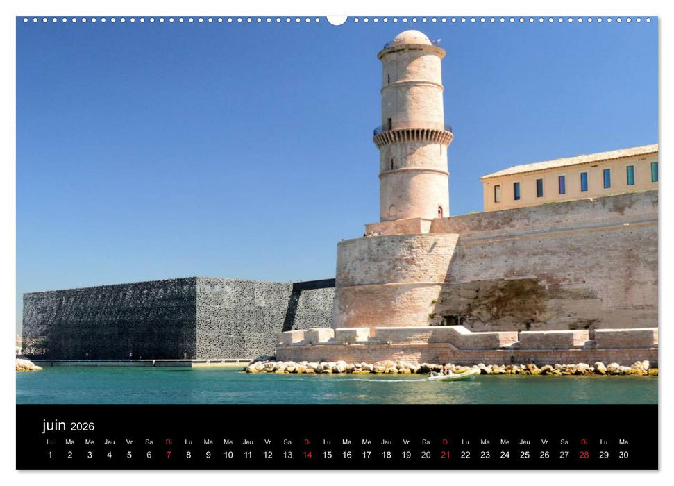 MARSEILLE (CALVENDO Calendrier supérieur 2026)