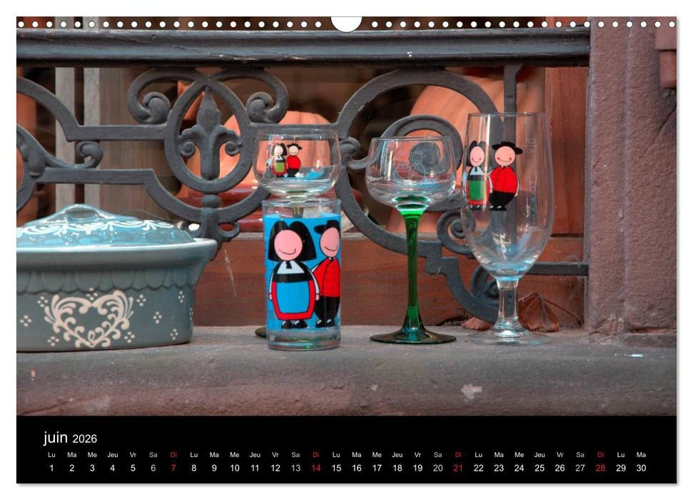 Détails d'Alsace (CALVENDO Calendrier mensuel 2026)