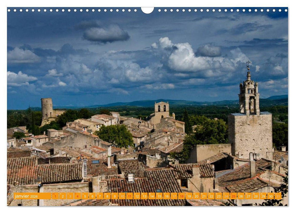 Le Luberon magique (CALVENDO Calendrier mensuel 2026)