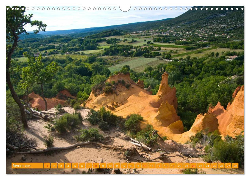 Le Luberon magique (CALVENDO Calendrier mensuel 2026)