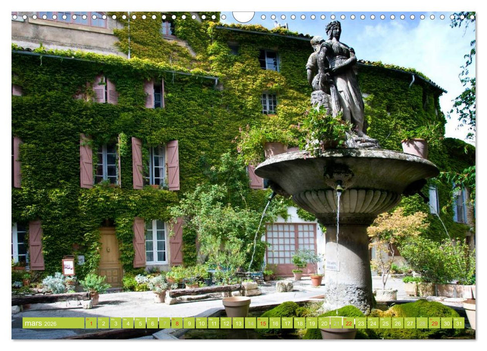 Le Luberon magique (CALVENDO Calendrier mensuel 2026)