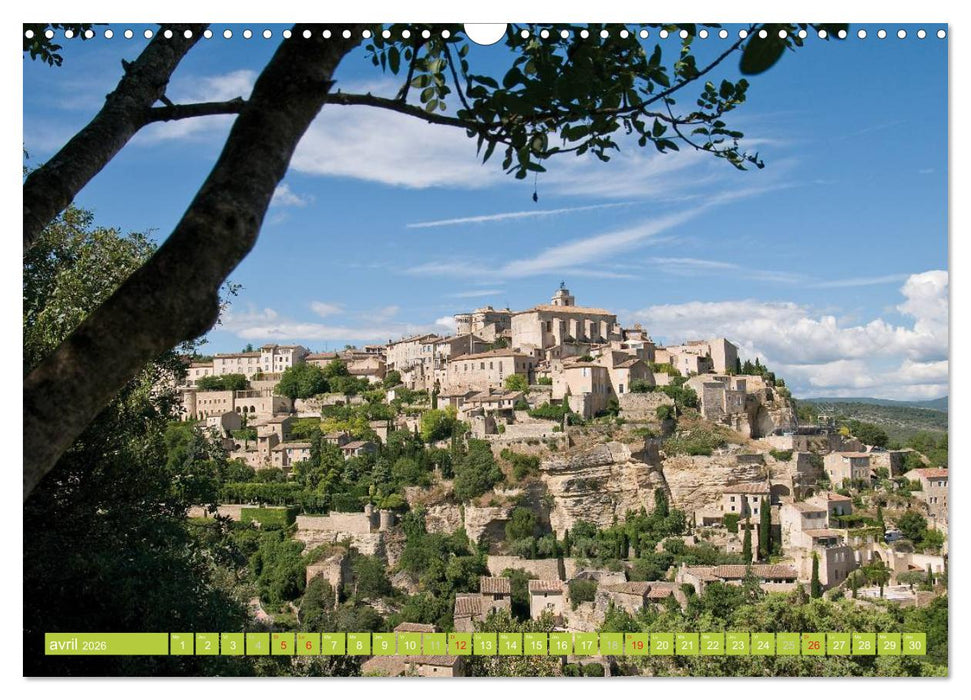 Le Luberon magique (CALVENDO Calendrier mensuel 2026)