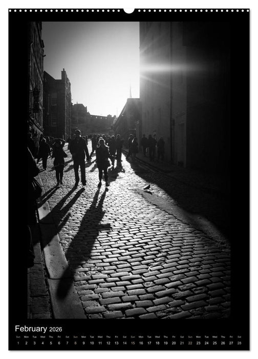 EDINBURGH NOIR (CALVENDO Premium-Calendar 2026)