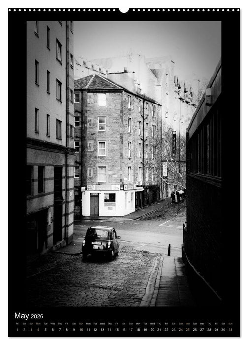 EDINBURGH NOIR (CALVENDO Premium-Calendar 2026)