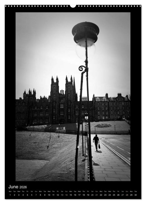 EDINBURGH NOIR (CALVENDO Premium-Calendar 2026)
