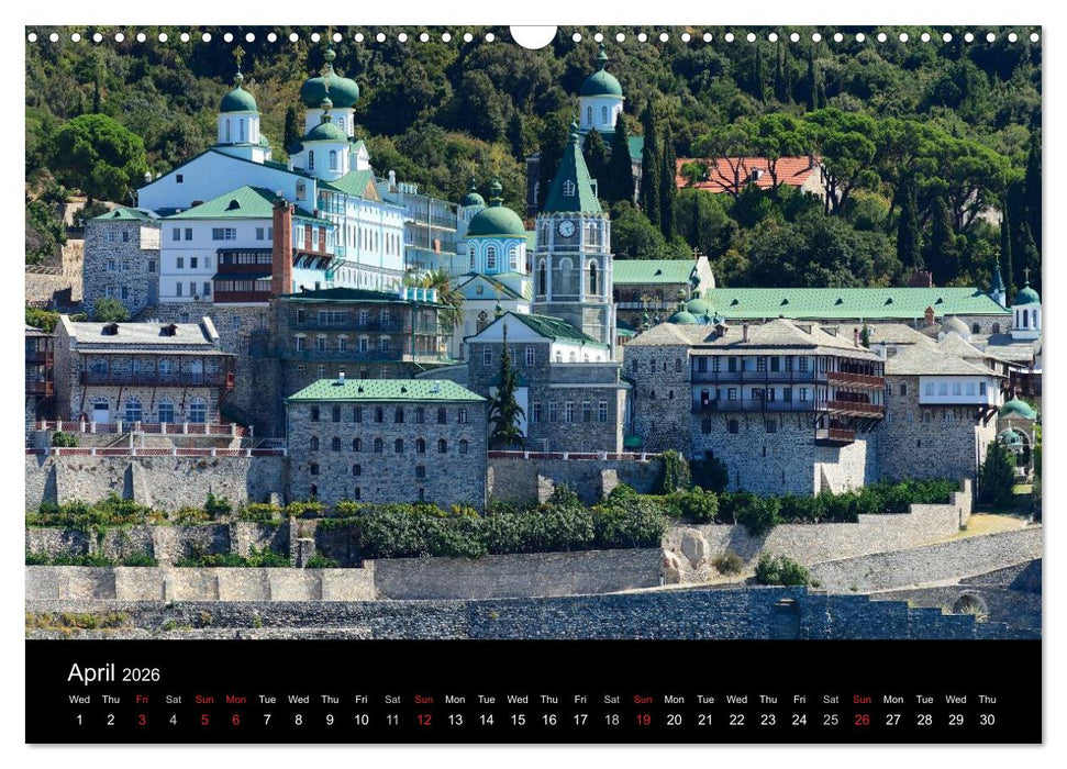 Chalkidiki: Kassandra, Sithonia, Athos (CALVENDO Monthly Calendar 2026)