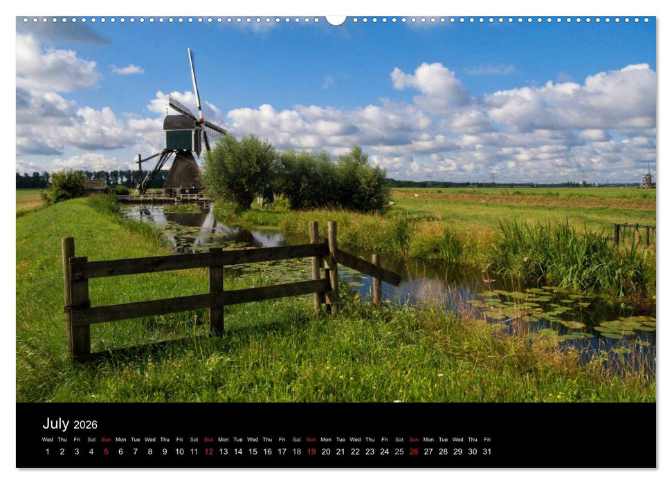 Dutch Landscapes: Alblasserwaard 2026 (CALVENDO Premium-Calendar 2026)