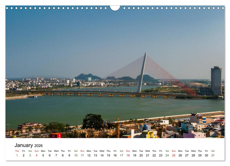 VIETNAM (CALVENDO Monthly Calendar 2026)