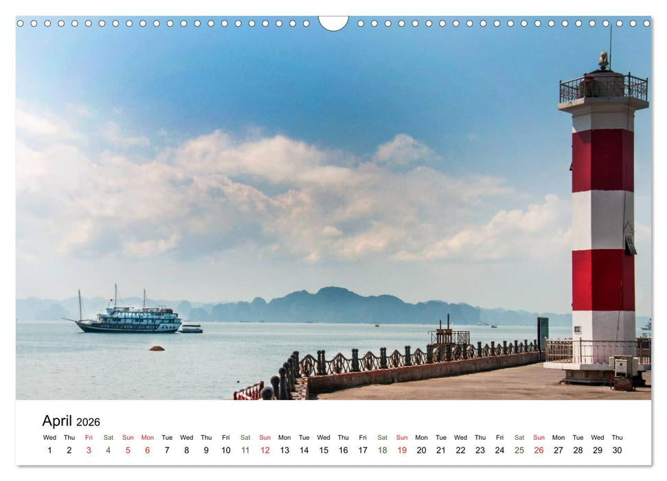 VIETNAM (CALVENDO Monthly Calendar 2026)