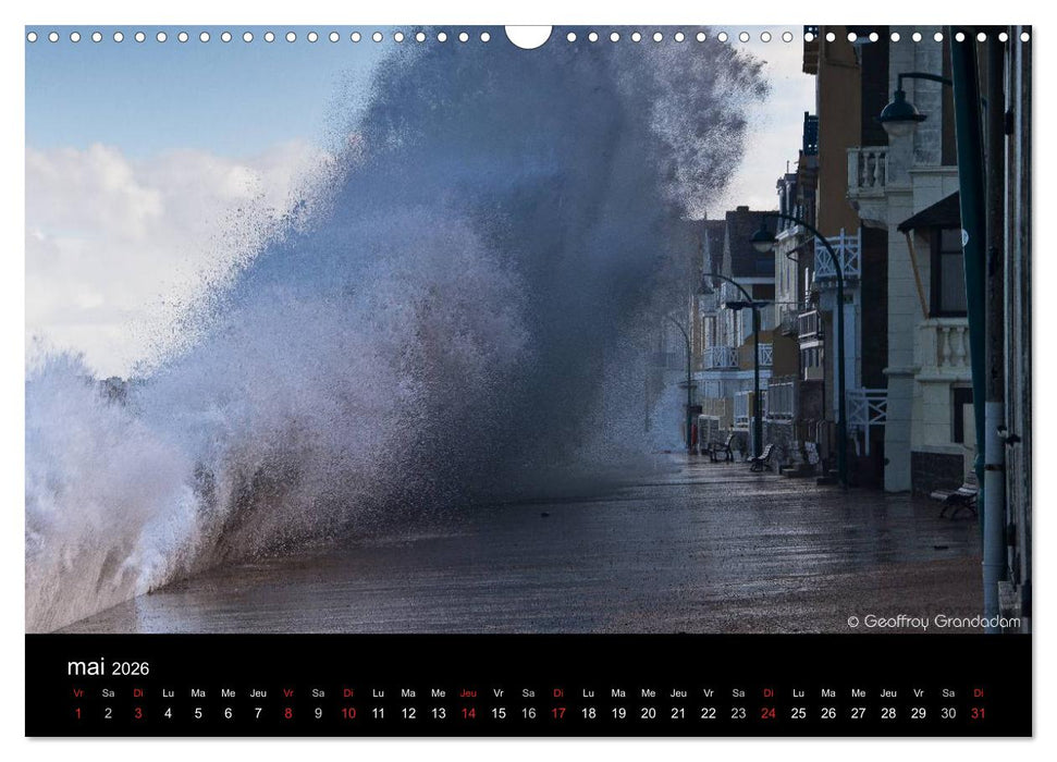 GRANDES MARÉES À SAINT-MALO (CALVENDO Calendrier mensuel 2026)