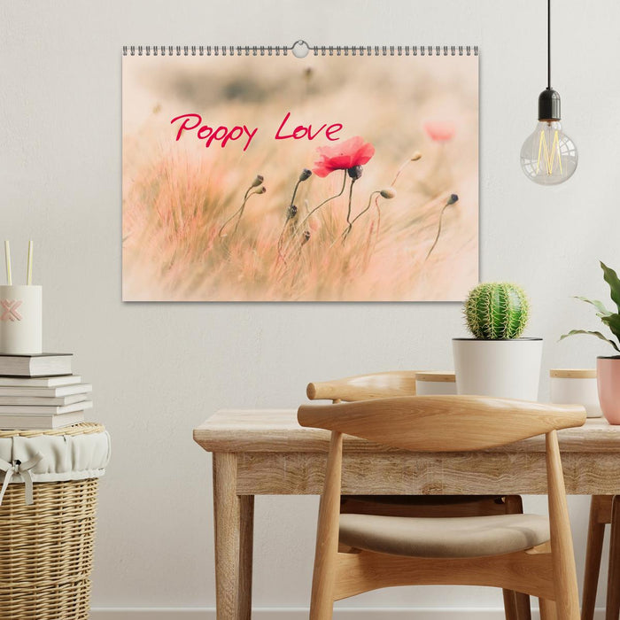 Poppy Love (CALVENDO Monthly Calendar 2026)