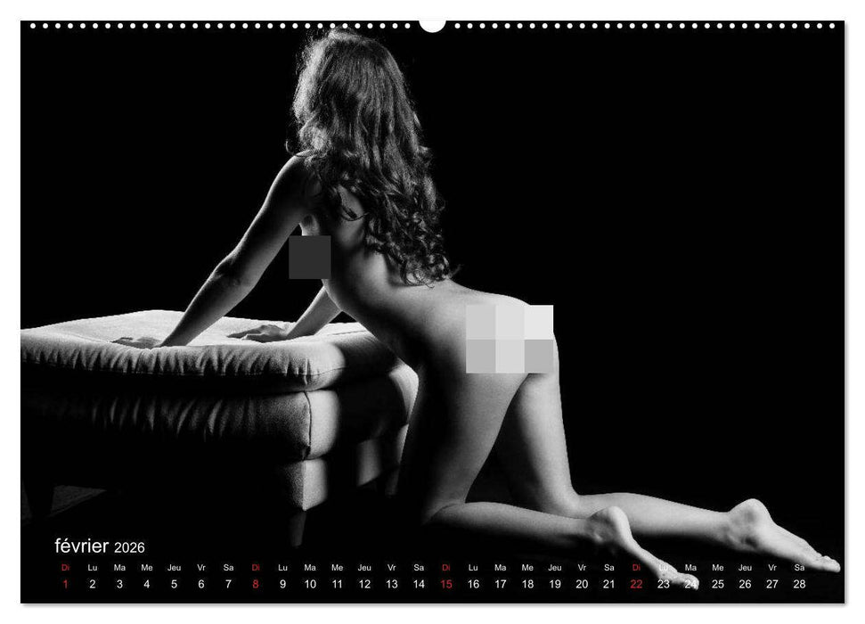 Empreinte digitale érotique – Détails particuliers de la peau (CALVENDO Calendrier supérieur 2026)