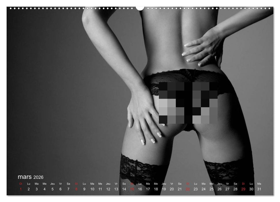 Empreinte digitale érotique – Détails particuliers de la peau (CALVENDO Calendrier supérieur 2026)