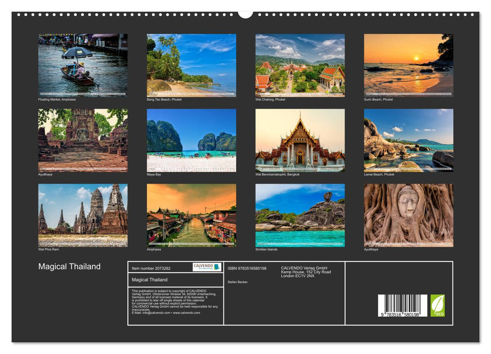 Magical Thailand (CALVENDO Premium-Calendar 2026)