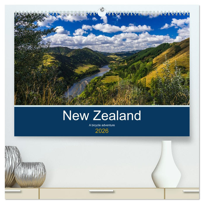New Zealand - A bicycle adventure (CALVENDO Premium-Calendar 2026)