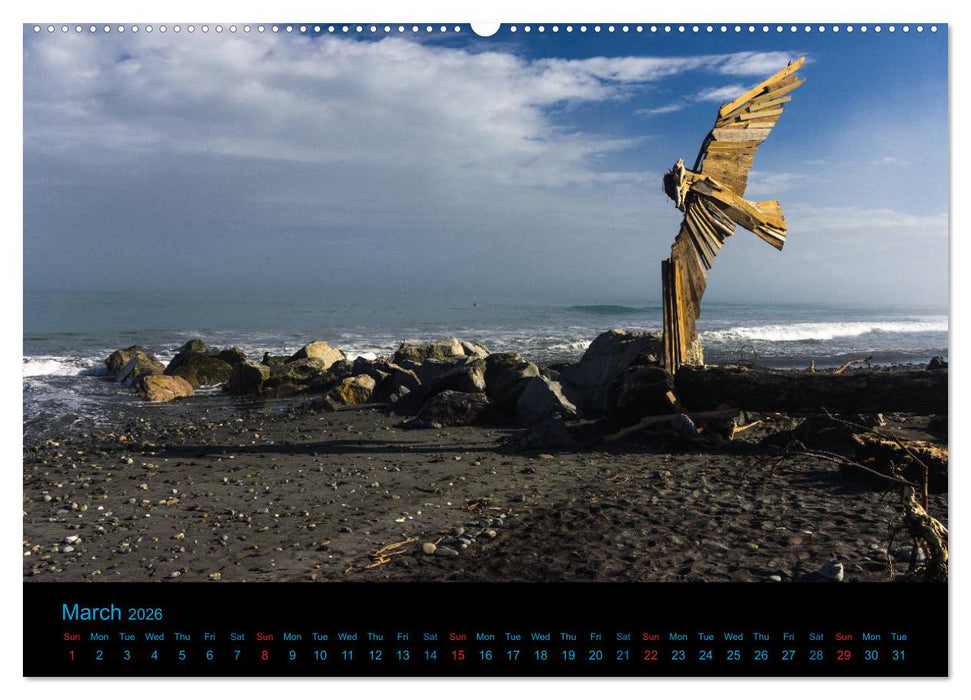 New Zealand - A bicycle adventure (CALVENDO Premium-Calendar 2026)