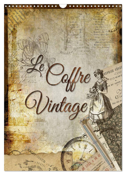 Le coffre vintage (CALVENDO Calendrier mensuel 2026)
