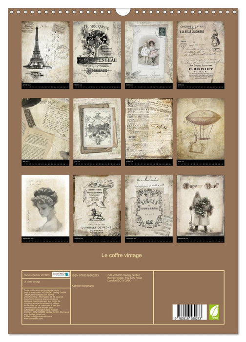 Le coffre vintage (CALVENDO Calendrier mensuel 2026)