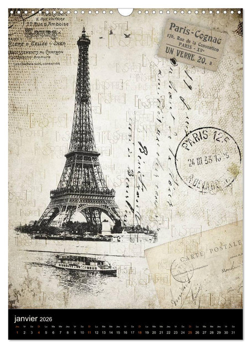 Le coffre vintage (CALVENDO Calendrier mensuel 2026)