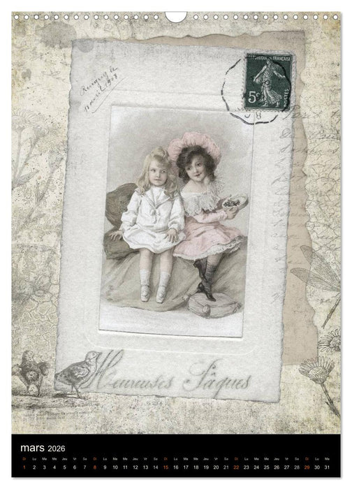 Le coffre vintage (CALVENDO Calendrier mensuel 2026)