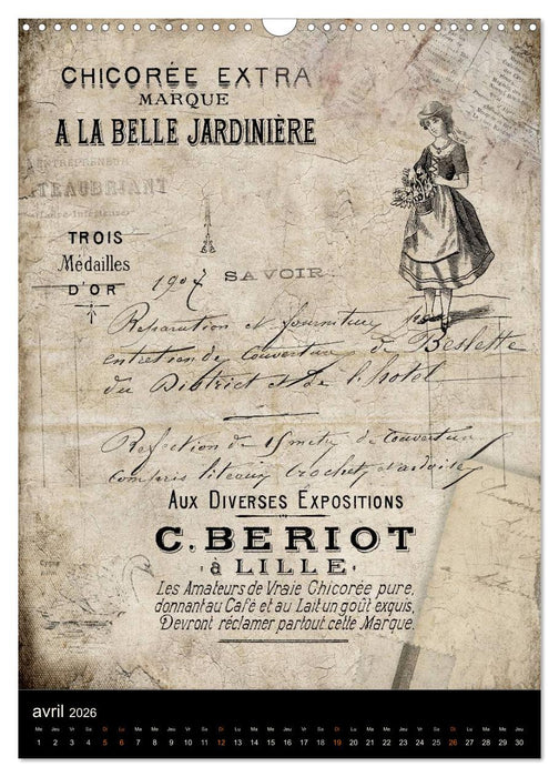 Le coffre vintage (CALVENDO Calendrier mensuel 2026)