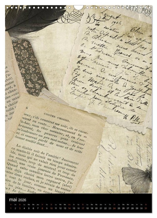 Le coffre vintage (CALVENDO Calendrier mensuel 2026)