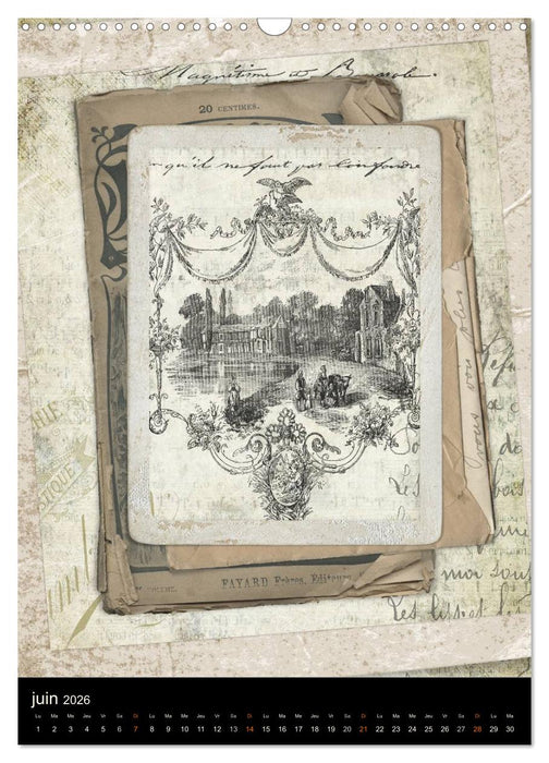 Le coffre vintage (CALVENDO Calendrier mensuel 2026)