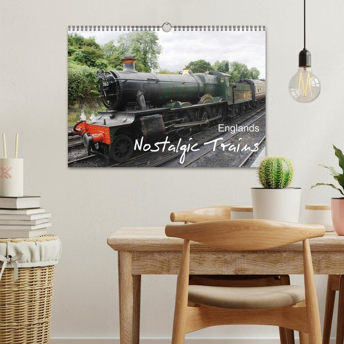 Englands Nostalgic Trains (CALVENDO Monthly Calendar 2026)