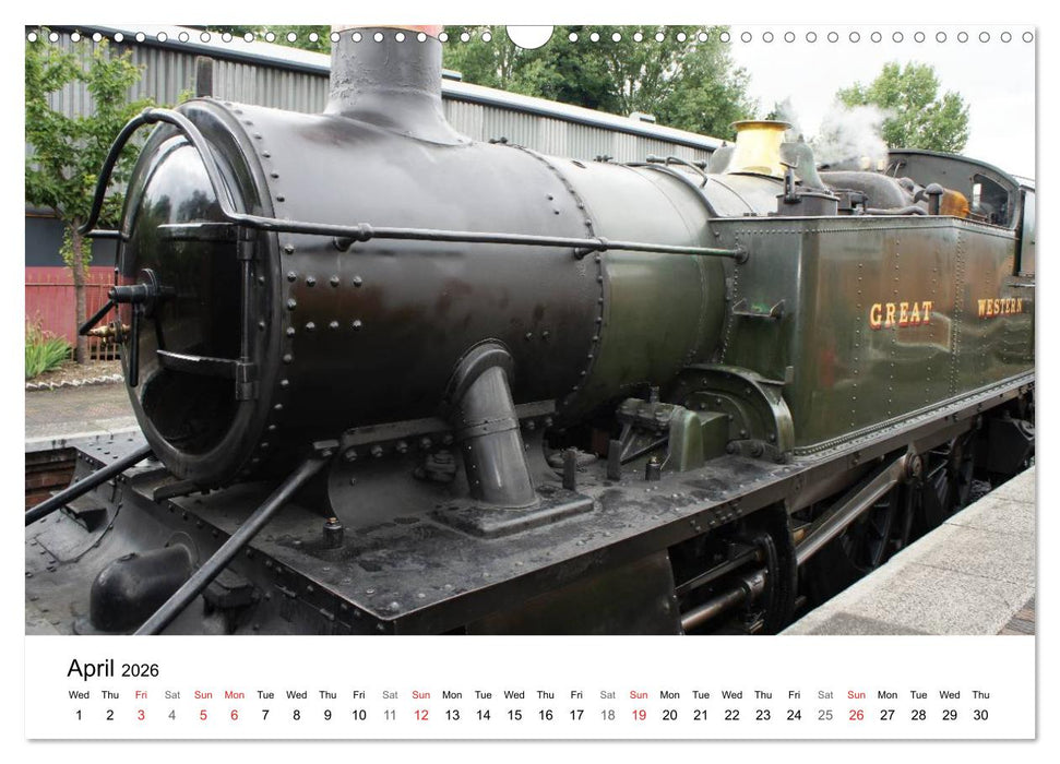 Englands Nostalgic Trains (CALVENDO Monthly Calendar 2026)