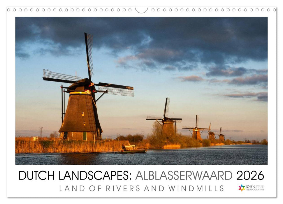Dutch Landscapes: Alblasserwaard 2026 (CALVENDO Monthly Calendar 2026)