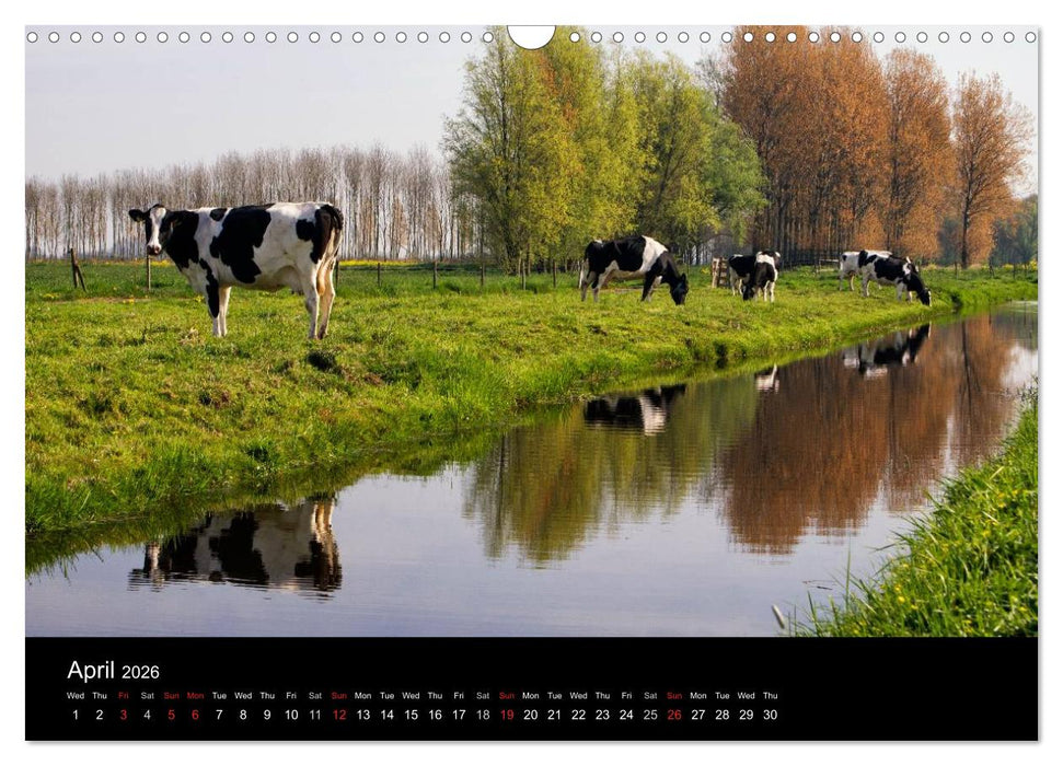 Dutch Landscapes: Alblasserwaard 2026 (CALVENDO Monthly Calendar 2026)