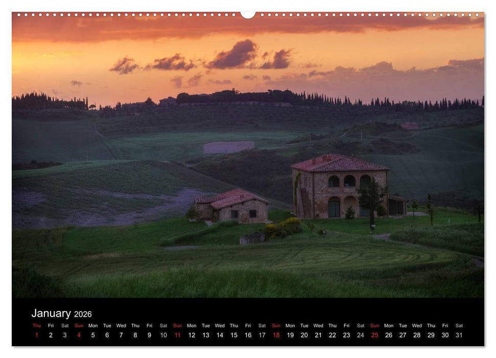 Tuscany (CALVENDO Premium-Calendar 2026)