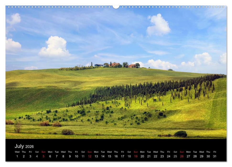 Tuscany (CALVENDO Premium-Calendar 2026)