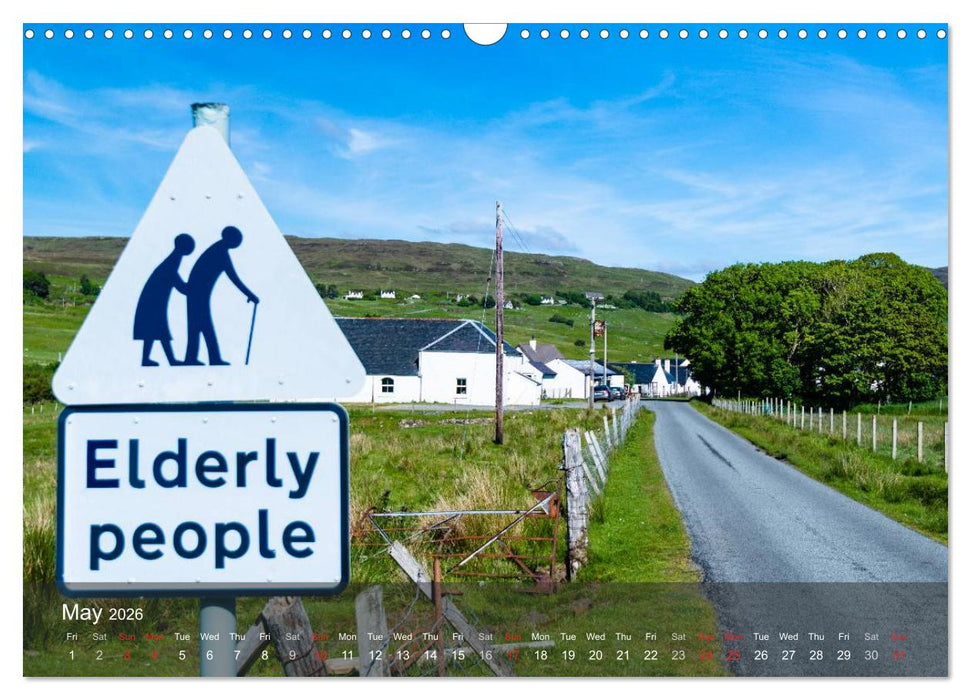 Scotland - From Edinburgh into the Highlands (CALVENDO Monthly Calendar 2026)